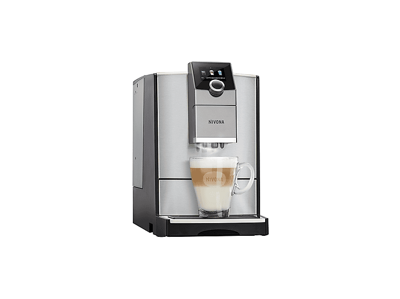 Máquina espresso - Nivona NICR 799, 15 bar, 1455 W, 2 tazas, Negro, Acero inoxidable