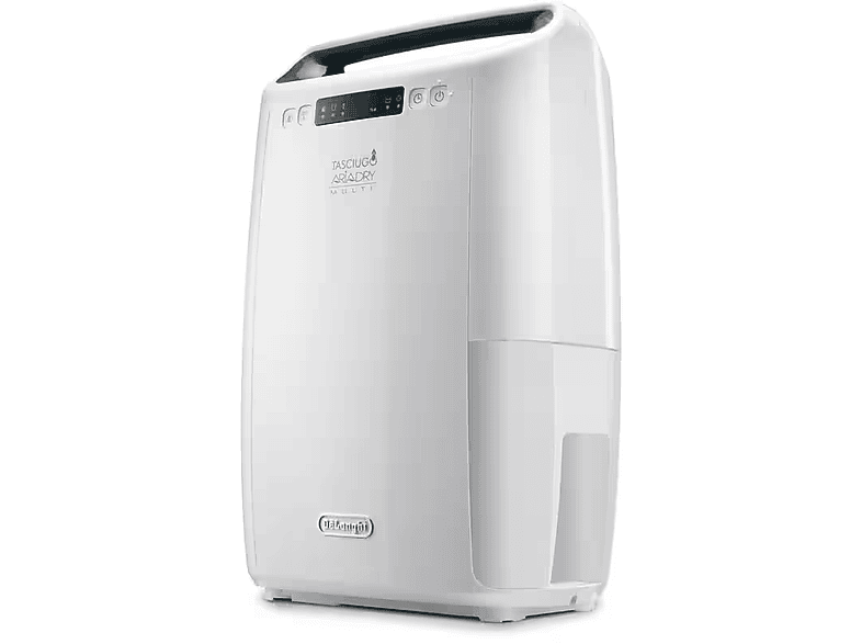 Deshumidificador - De Longhi, De'Longhi Tasciugo AriaDry Multi DEXD216RF, Extracción de 16 l/día, Capacidad 2.1 l, Superficie 75 m³, Blanco