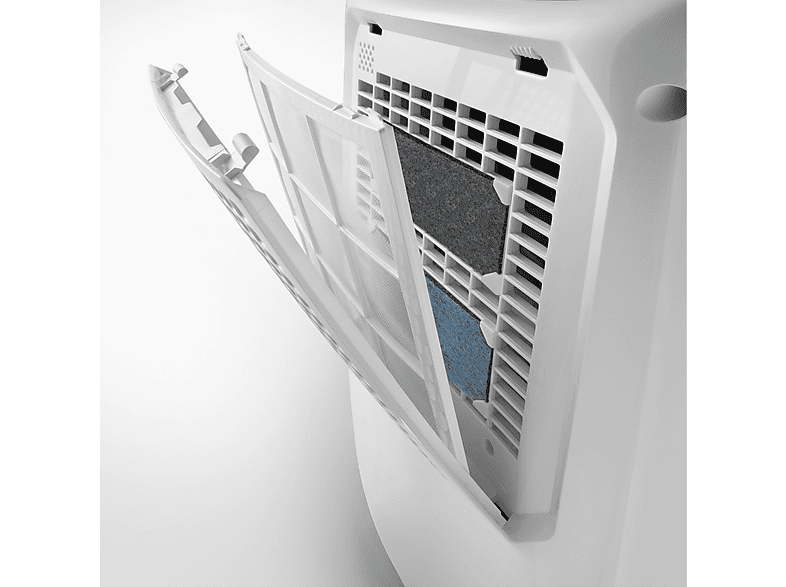 Deshumidificador - De Longhi, De'Longhi Tasciugo AriaDry Multi DEXD214RF, Extracción de 14 l/día, Depósito de 2.1 l, Superficie 65 m³, Blanco