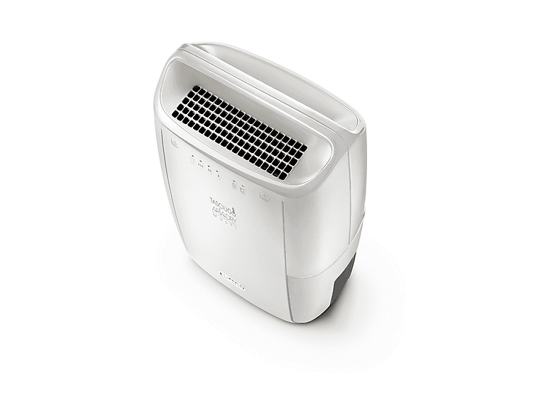 Deshumidificador - De Longhi, De'Longhi Tasciugo AriaDry DEX210SF, Extracción de 10 l/día, Depósito de 2.1 l, Superficia máxima 45m³, Blanco
