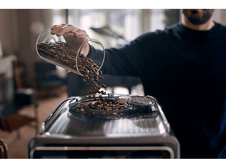 Máquina espresso - Saeco SM8885/00, 15 bar, 1500 V, Acero inoxidable