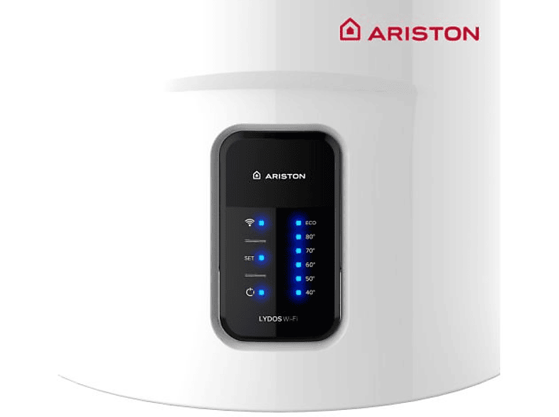 Termo eléctrico - Ariston Lydos, Capacidad 80 l, V 1.5K EU, WiFi, Blanco