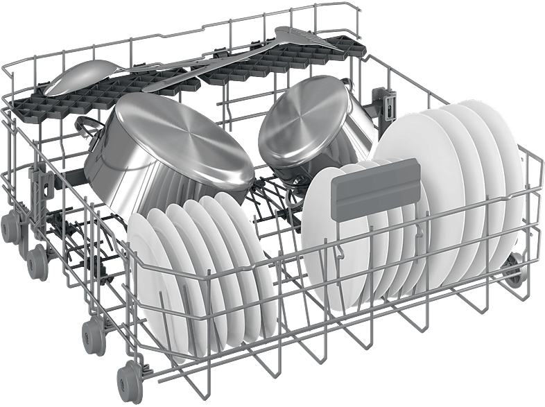 Lavavajillas - Beko BDFN26640WC, 16 servicios, 6 programas, 60 cm, Tercera bandeja, Corner Intense, Fast+, Blanco