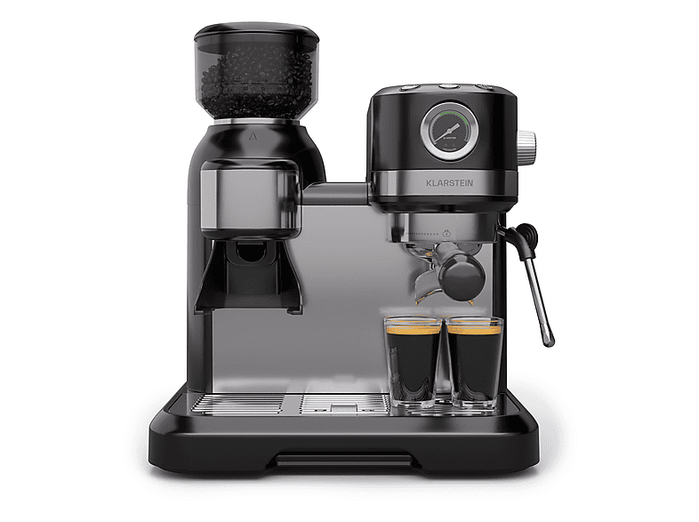 Cafetera espresso - Klarstein Bella Café Espresso, 1550 W, Negro (ref. 156843182)