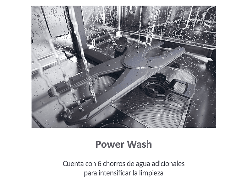 Lavavajillas integrable - Haier I-Pro Shine Series 6 XS 4A4M3PB, 14 servicios, 10 programas, 60 cm, Wi-Fi + Bluetooth, Sin panelar