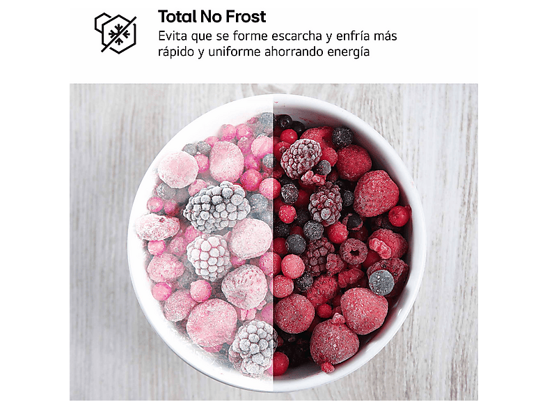 Frigorífico americano - LG GSBC40SWPE, No Frost, 179 cm, 662 l, LinearCooling™, MetalFresh™, Blanco