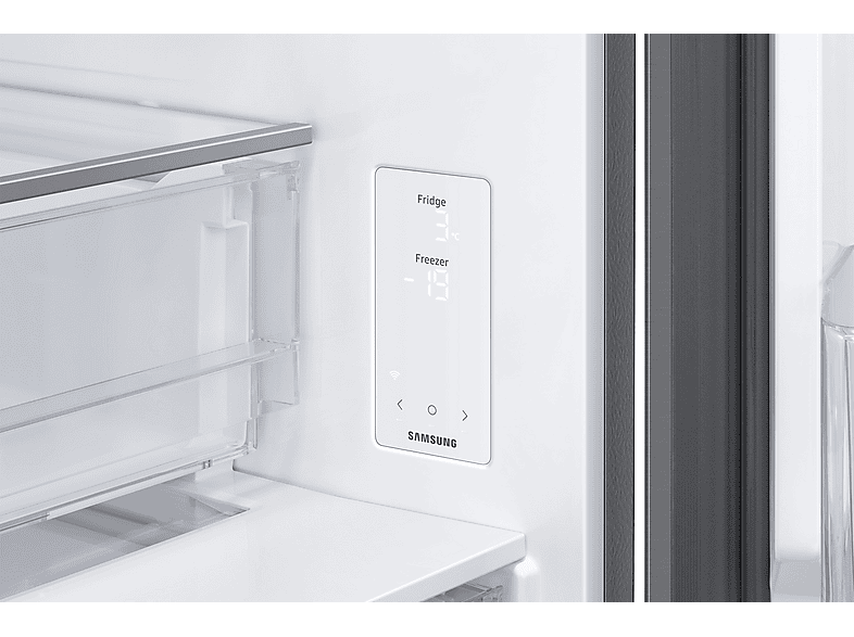 Frigorífico combi - Samsung RB53DG706AS9EF, 203 cm, 538 l, Ancho especial 75.9 cm, Metal Cooling, Twin Cooling Plus™, Inox