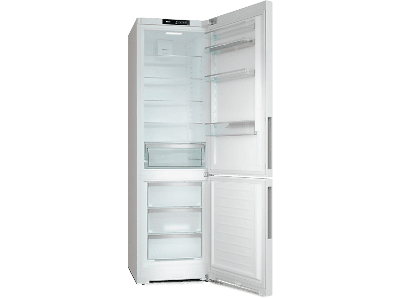Frigorífico combi - Miele KFN 4395 CD, DailyFreshTotal No Frost, 201.5 cm de alto, 371 l, DuplexCool, Blanco