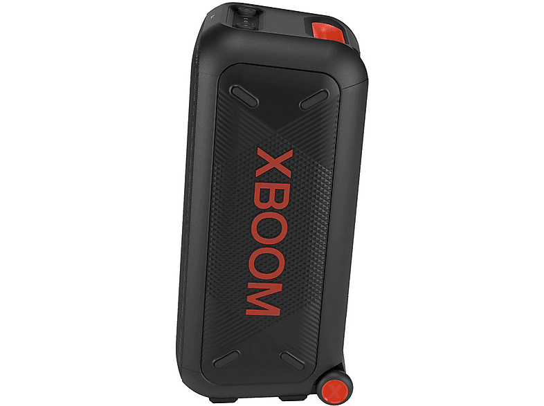 Altavoz gran potencia - LG XBOOM XL9T, 1000W, Para fiestas, karaoke, Luces y Pantalla LED, Efectos de DJ, Bluetooth, Asa y Ruedas, IPX4 ,Negro