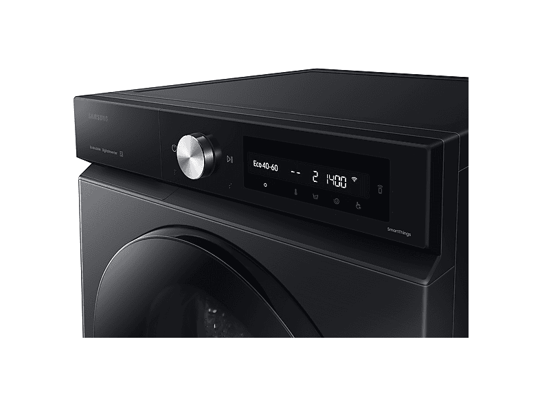 Lavadora carga frontal - Samsung WW90DB7U94GBU3, 9 kg, 1400 rpm, Autodosificación, AI EcoBubble™, Función WiFi con SmartThings™, Negro