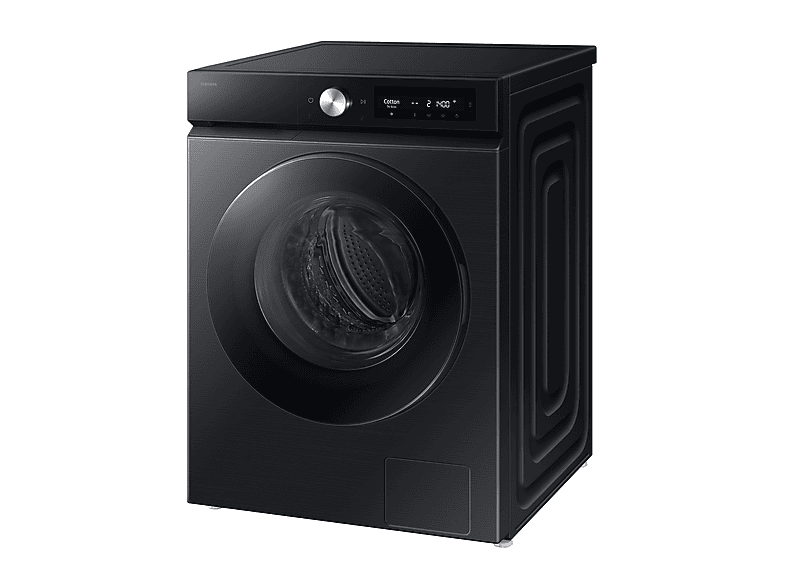 Lavadora carga frontal - Samsung WW90DB7U94GBU3, 9 kg, 1400 rpm, Autodosificación, AI EcoBubble™, Función WiFi con SmartThings™, Negro