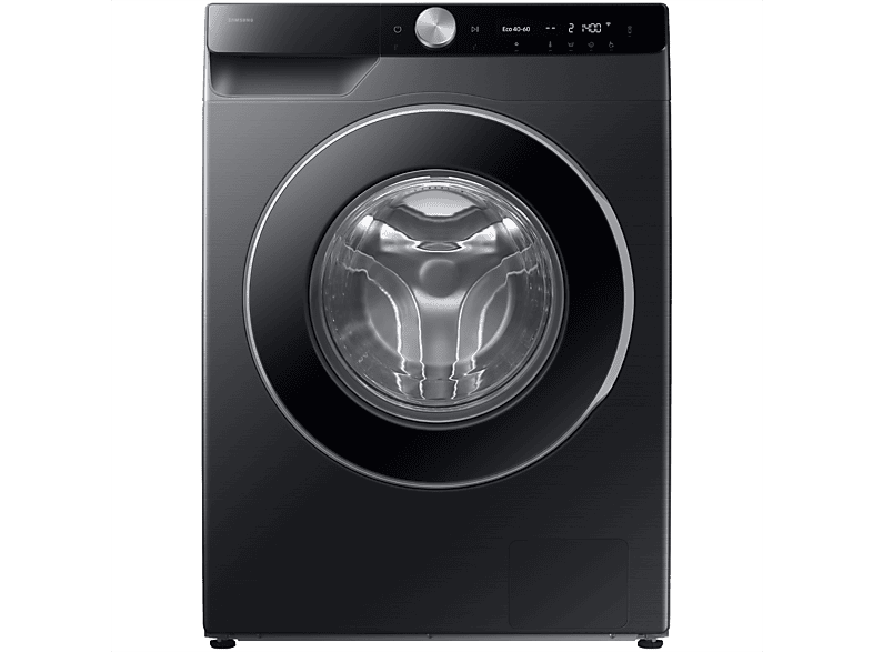 Lavadora carga frontal - Samsung WW90DG6U85LBU3, 9 kg, 1400 rpm, Autodosificación, AI EcoBubble™, AI Wash, Negro