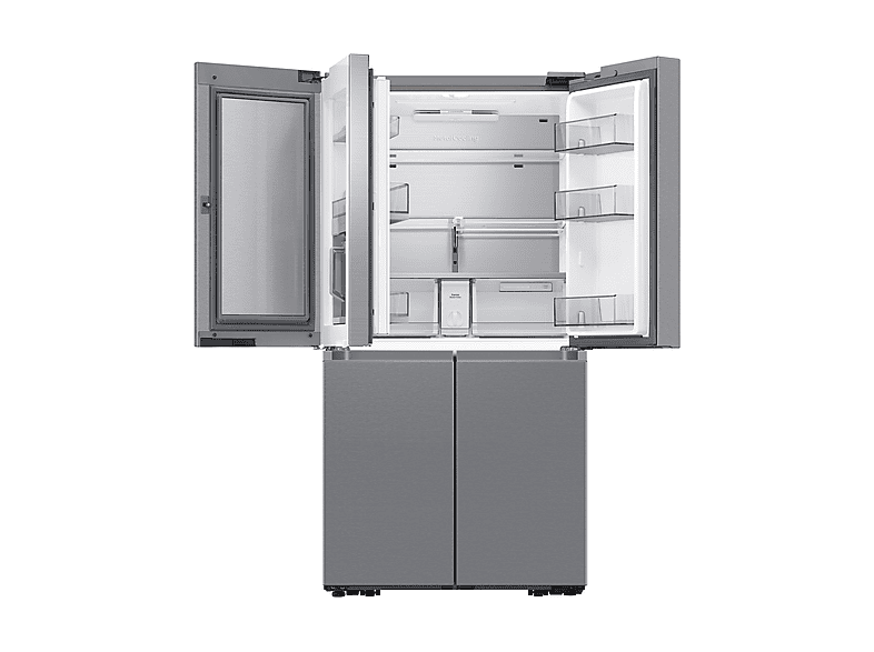 Frigorífico americano - Samsung RF65DG960ESREF, Triple Cooling Plus™, 183 cm, 646 l, Dual Auto Ice Maker, SmartThings, Inox