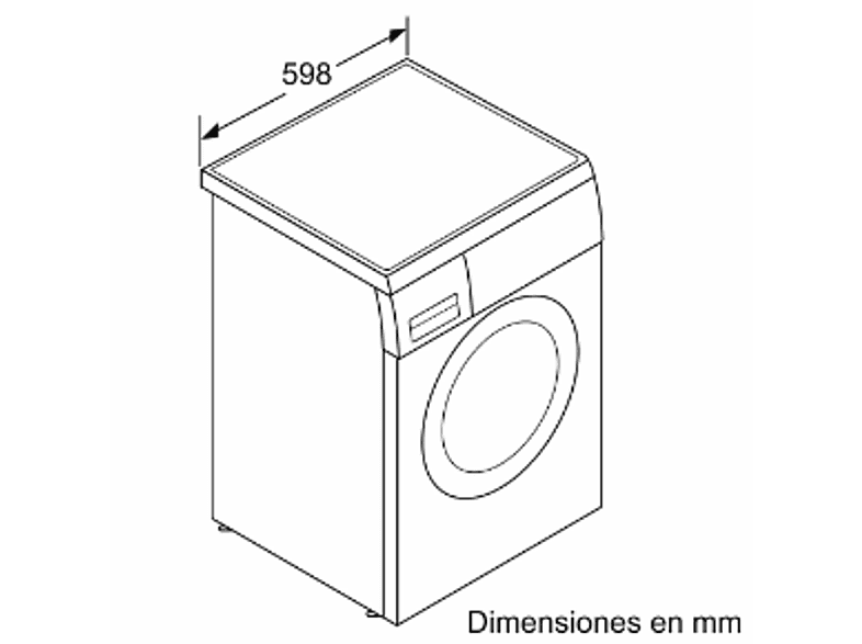 Lavadora carga frontal - Balay 3TS995BP, 9 kg, 1400 rpm, 4 programas, Motor Extra Silencio, Display LED, Blanco