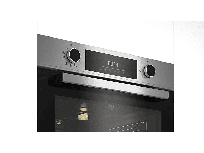 Horno - Beko BBIE12300XMP, Multifunción, Pirolítico, 72 l, 59.4 cm, Tecnología Aeroperfect, Inox
