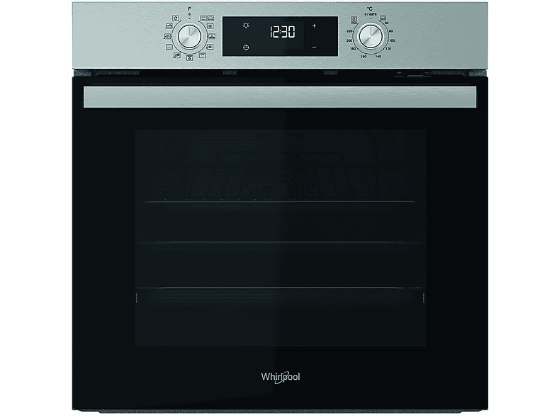 Horno - Whirlpool OMR58HU1X, Multifunción, Hidrolítica, 71 l, 59.5 cm, Smart Clean, Cook3, Inox