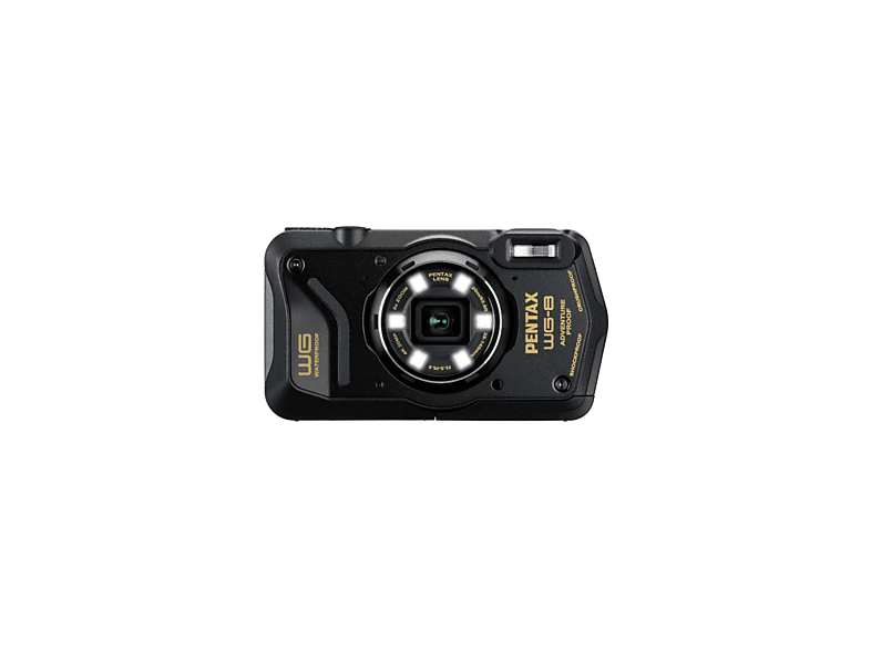 Cámara digital - Pentax PENTAX Compact Waterproof WG-8 Negro, 20 megapixel, (3840, 2160), Black
