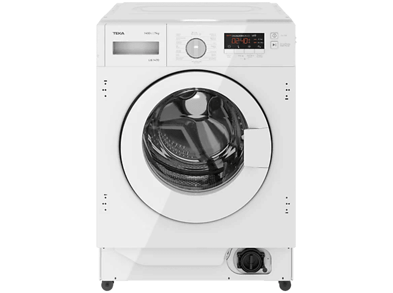 Lavadora integrable - Teka LI6 1471, 7 kg, 1400 rpm, 16 Programas, Inverter, Programación Diferida, Sin panelar