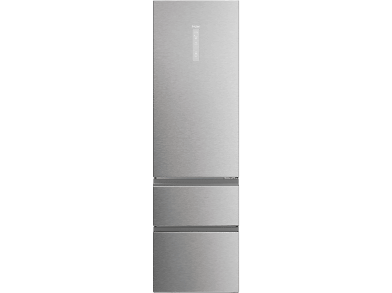 Frigorífico combi - Haier Series 5 HTW5620CNMG, No Frost, 205 cm, 414 l, My Zone, Direct Access, Inox