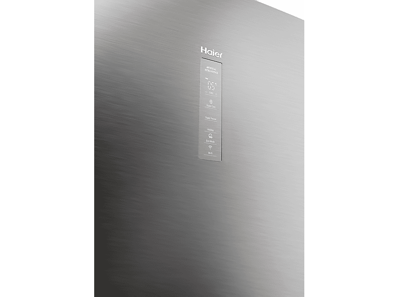 Frigorífico combi - Haier Series 5 HTW5620CNMG, No Frost, 205 cm, 414 l, My Zone, Direct Access, Inox