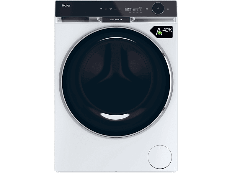 Lavadora Carga Frontal - Haier HW110-BD14397U1S X Series 11, 11Kg, 1400rpm, 16 Programas, Autodosificación, Wi-Fi, Blanco