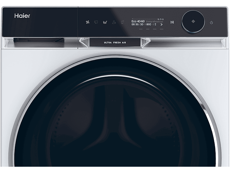 Lavadora Carga Frontal - Haier HW110-BD14397U1S X Series 11, 11Kg, 1400rpm, 16 Programas, Autodosificación, Wi-Fi, Blanco
