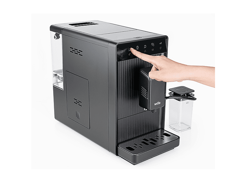 Cafetera espresso - Wilfa Volo Automatic, 20 bar, 1690 W, 240 ml, 2 tazas, Negro