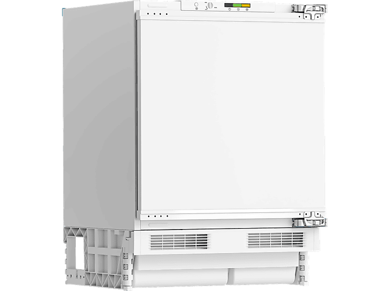 Congelador vertical integrable - Beko BU1204N, Cíclico, Altura 82cm, Capacidad 94 l, 3 Cajones, Puerta reversible, Sin panelar