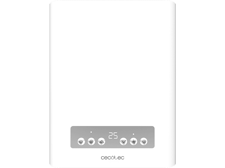 Aire acondicionado portátil - Cecotec ForceClima 7150 Style, 1750 fg/h, 2 velocidades, 20 m², 4 modos, Deshumidificador, Mando a distancia, Blanco