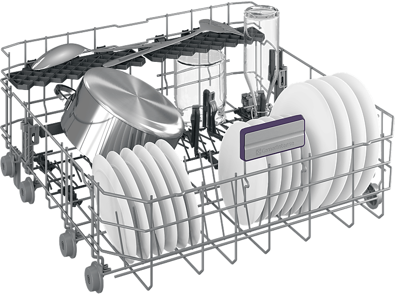Lavavajillas integrable - Beko BDIN38644D, 16 Servicios, 8 Programas, 60 cm, Tercera bandeja, CornerIntense, DeepWash, Sin panelar