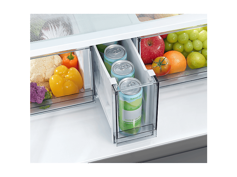 Frigorífico americano - Samsung SMART RF59C70TES9/ES, No Frost, All Around Cooling, 177.9 cm, 649l, WiFi, Dispensador de hielo, Inox