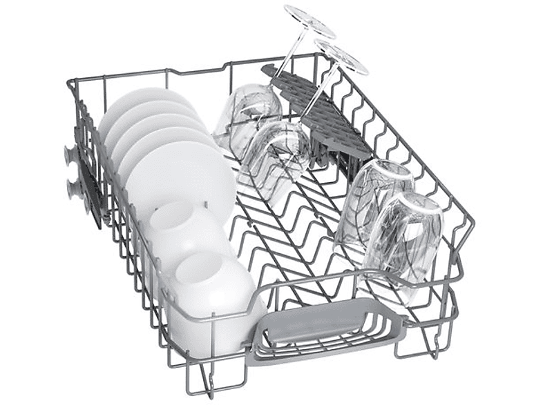 Lavavajillas - Bosch SPS4EMI61E, Serie 4, 10 servicios, 6 programas, 45 cm, Tecnología Active Water, Home Connect, Inox