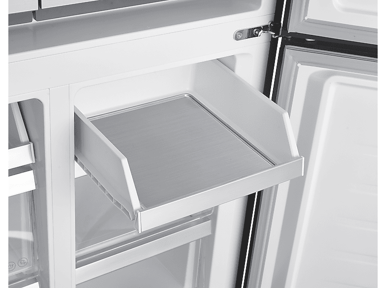 Frigorífico americano - Koenic KDD 191 D NF IN, No Frost, 189.6 cm Altura, 522 l, Iluminación interior, 4 Estrellas, Inox