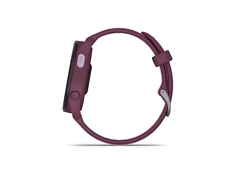 Smartwatch - Garmin Forerunner 165 Music, Polímero, Color del cuerpo del reloj:Púrpura, Color de banda:Púrpura claro;Púrpura