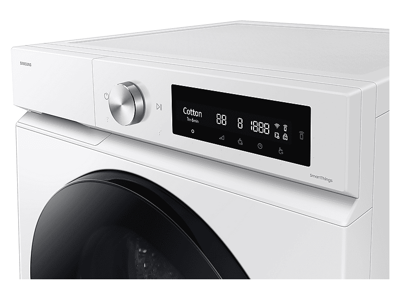 Lavadora secadora - Samsung WD11DB7B85GWU3, 11 kg, 6kg, 1400 rpm, Autodosificación, AI Wash, AI EcoBubble™, Blanco