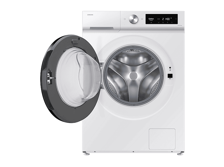 Lavadora secadora - Samsung WD11DB7B85GWU3, 11 kg, 6kg, 1400 rpm, Autodosificación, AI Wash, AI EcoBubble™, Blanco