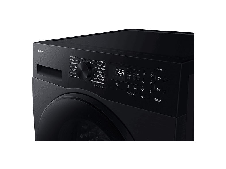 Lavadora secadora - Samsung WD11DG5B15BBEC, 11kg, 6kg, 1400 rpm, Air Wash, WiFi, Negro