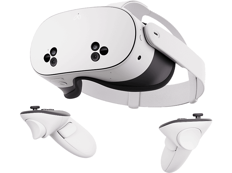 Gafas de realidad virtual - Meta Quest 3s, 128 GB, 8GB RAM, Snapdragon XR2 Gen 2, 1832×1920p, 2.5h Autonomía, Blanco