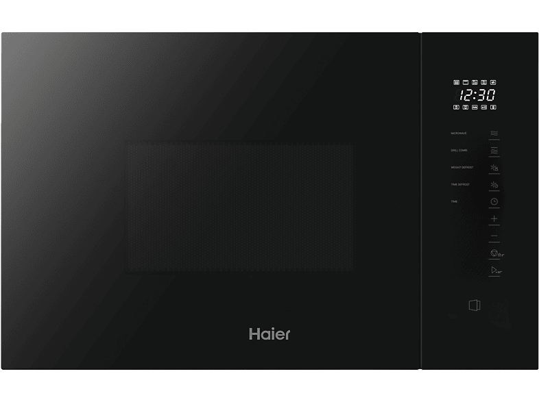 Microondas con grill integrable - Haier ID Series 4&2 H38FMWID4ID27N, 900W, 6 funciones, 20 l, Negro