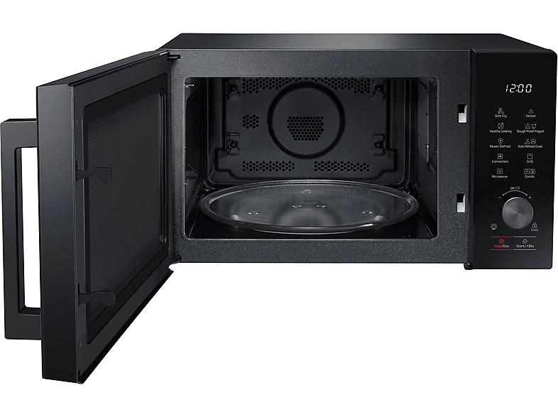 Microondas - Samsung, Microondas con horno –  Samsung MC28A5137CK/E1, 900 W, 6 niveles, 28 l, Por Convección, Negro