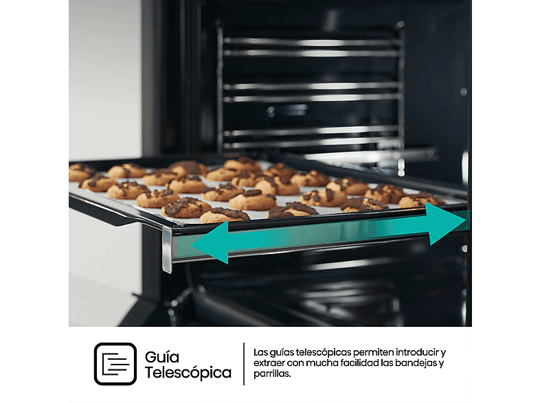 Horno - Hisense BI64213E14PX, Multifunción, Pirolítico, 77 L, 59.5 cm, Modo Air Fry, A+, Inox