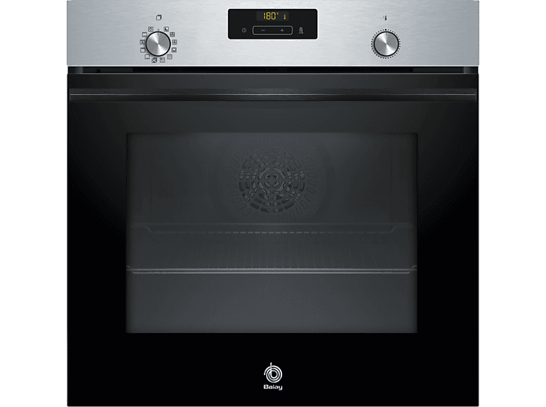 Horno - Balay 3HB4841X3, Serie Acero, Multifunción, Pirolítico e hidrolítico, 71 l, AutoChef 10 recetas, Raíles Comfort, 60 cm, Inox