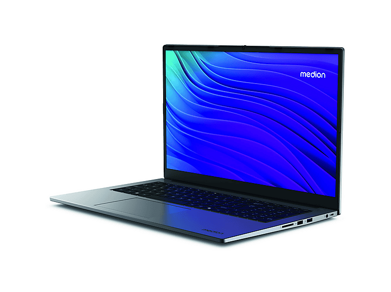 Portátil - Medion Akoya E17223, 17.3" UHD 4K, Intel® i3-N100, 4 GB RAM, 128 GB SSD, Intel UHD Graphics, Windows 11 Home Modo S (64 Bit), Aluminio