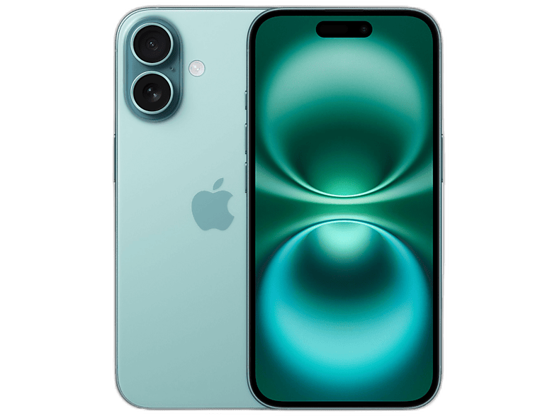 Smartphone - Apple iPhone 16, Verde azulado, 128 GB, 5G, 6.1 " OLED Super Retina XDR, Chip A18 Bionic, iOS