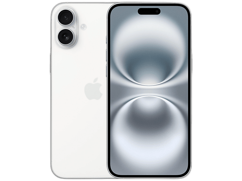 Smartphone - Apple iPhone 16 Plus, Blanco, 128 GB, 5G, 6.7 " OLED Super Retina XDR, Chip A18 Bionic, iOS