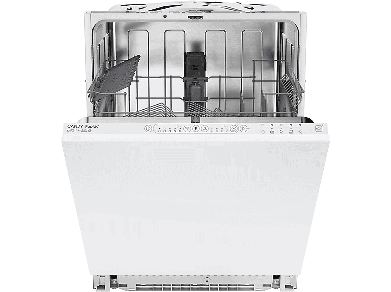 Lavavajillas Integrable - Candy Rapidó CI 3E7L0W2, 13 Servicios, 5 Programas, 60 cm, Wifi, Motor inverter, Sin panelar