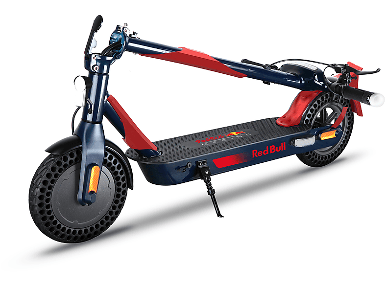 Patinete eléctrico - Red Bull Race Teen 10P, Potencia máx. 500W, Potencia Nominal 350W, Carga máx. 100 kg, 7500 mAh, 25 km/h, Negro/Rojo