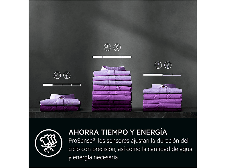 Secadora bomba de calor - AEG Serie 7000 SensiDry TR718P2OB, 8 kg, Blanco