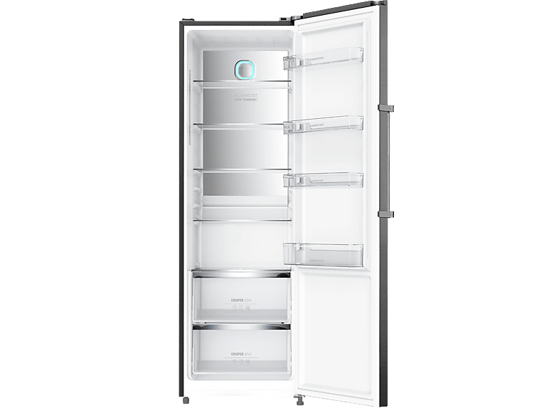 Frigorífico una puerta - Infiniton CL-360L85XEN, No Frost, 185 cm Altura, 375 l, Inverter, LED, Inox