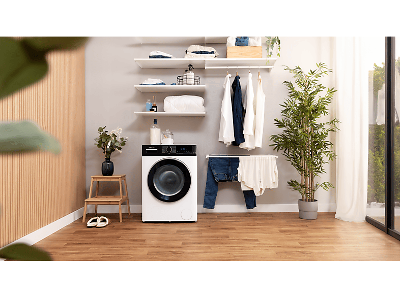 Lavadora carga frontal - Cecotec Bolero DressCode 7610 Inverter A, Capacidad 7 kg, 1400 rpm, 15 programas, Steam Max, Inverter plus, Clase A, White